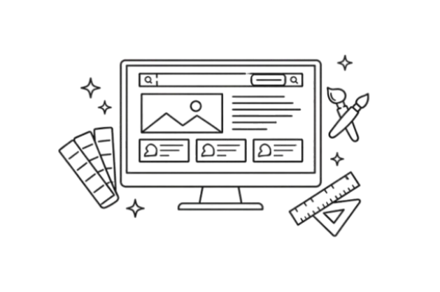 Web design illustration